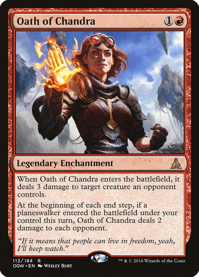 Oath of Chandra - Oath of the Gatewatch 113
