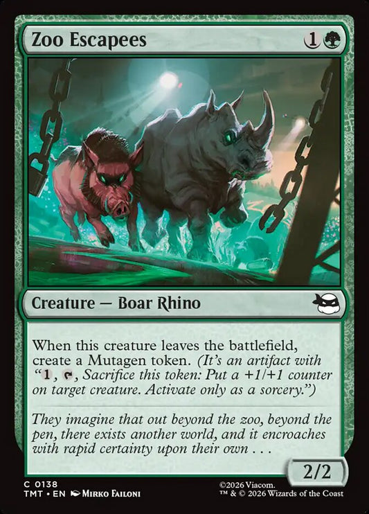 Zoo Escapees - TMT 138  (Foil)