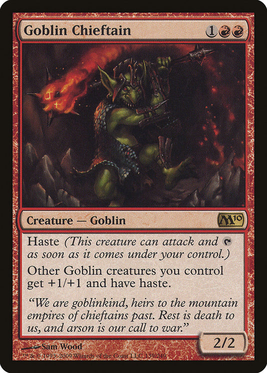 Goblin Chieftain - Magic 2010 139
