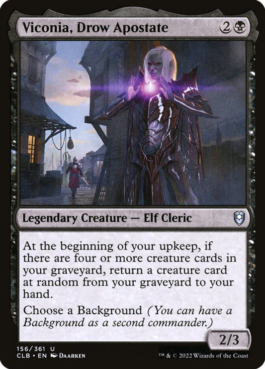 Viconia, Drow Apostate - Commander Legends: Battle for Baldur's Gate 156 (Foil)
