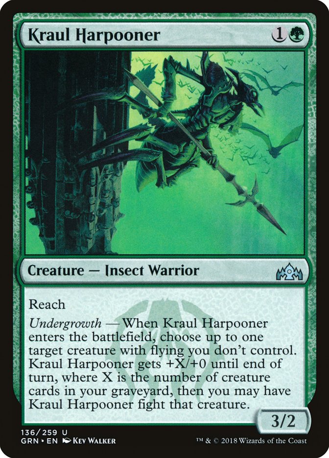 Kraul Harpooner - Guilds of Ravnica 136