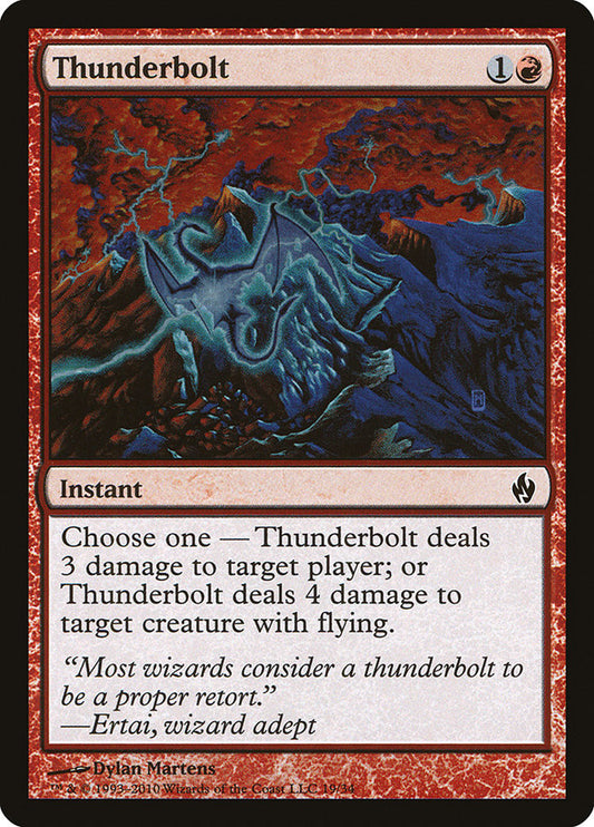 Thunderbolt - Premium Deck Series: Fire and Lightning 19 (Foil)