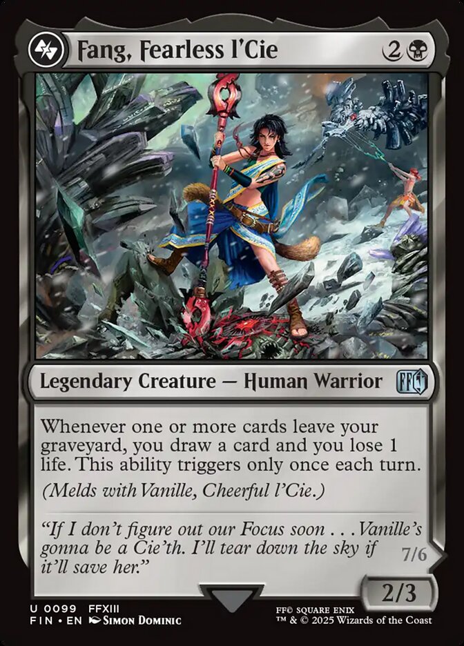 Fang, Fearless l'Cie - FIN 99  (Foil)