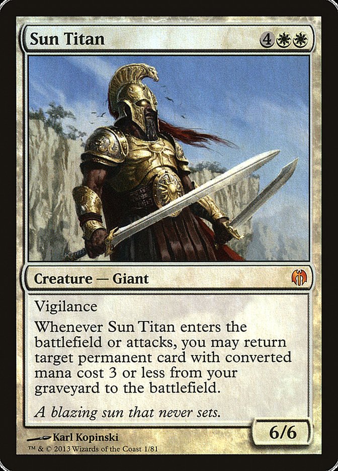 Sun Titan - Duel Decks: Heroes vs. Monsters 1 (Foil)