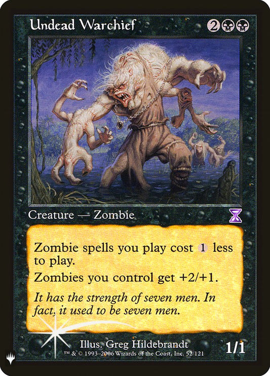 Undead Warchief - The List TSB-52 (Foil)