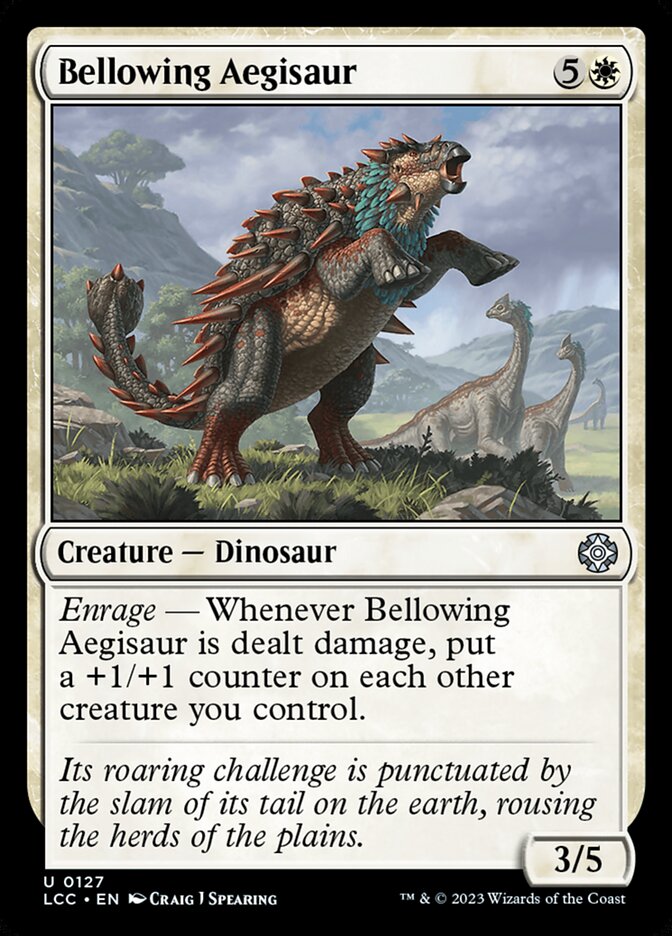 Bellowing Aegisaur - Commander: The Lost Caverns of Ixalan 127