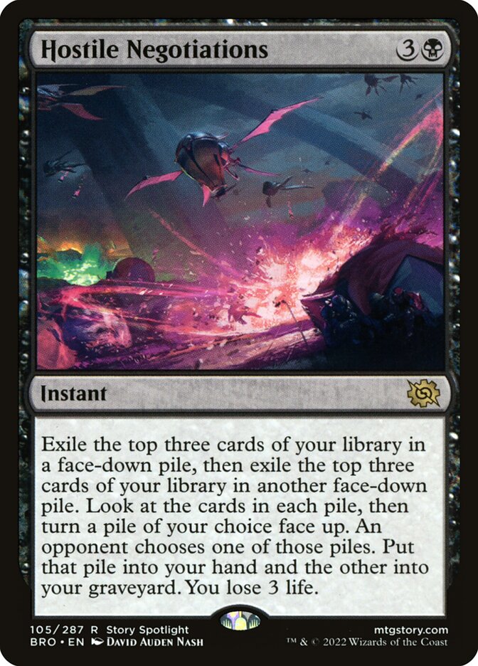 Hostile Negotiations - BRO 105