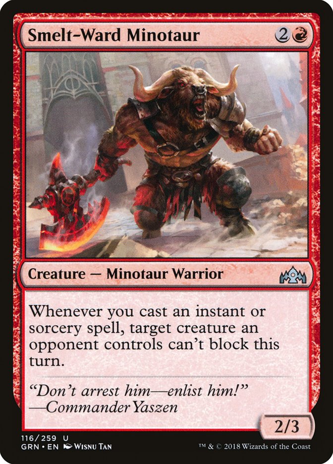 Smelt-Ward Minotaur - Guilds of Ravnica 116