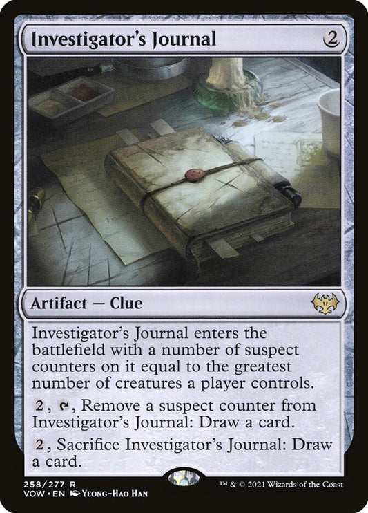 Investigator's Journal - VOW 258  (Foil)
