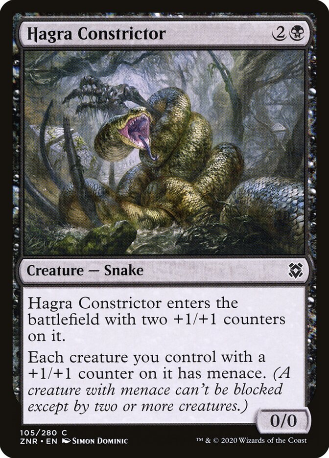 Hagra Constrictor - Zendikar Rising 105 (Foil)