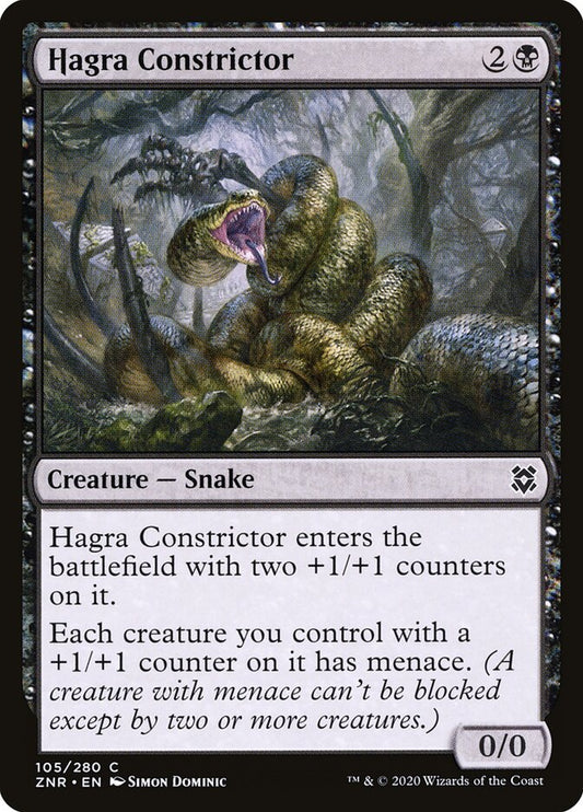 Hagra Constrictor - Zendikar Rising 105 (Foil)