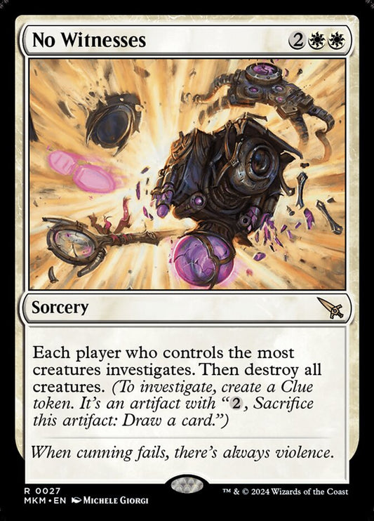 No Witnesses - MKM 27  (Foil)