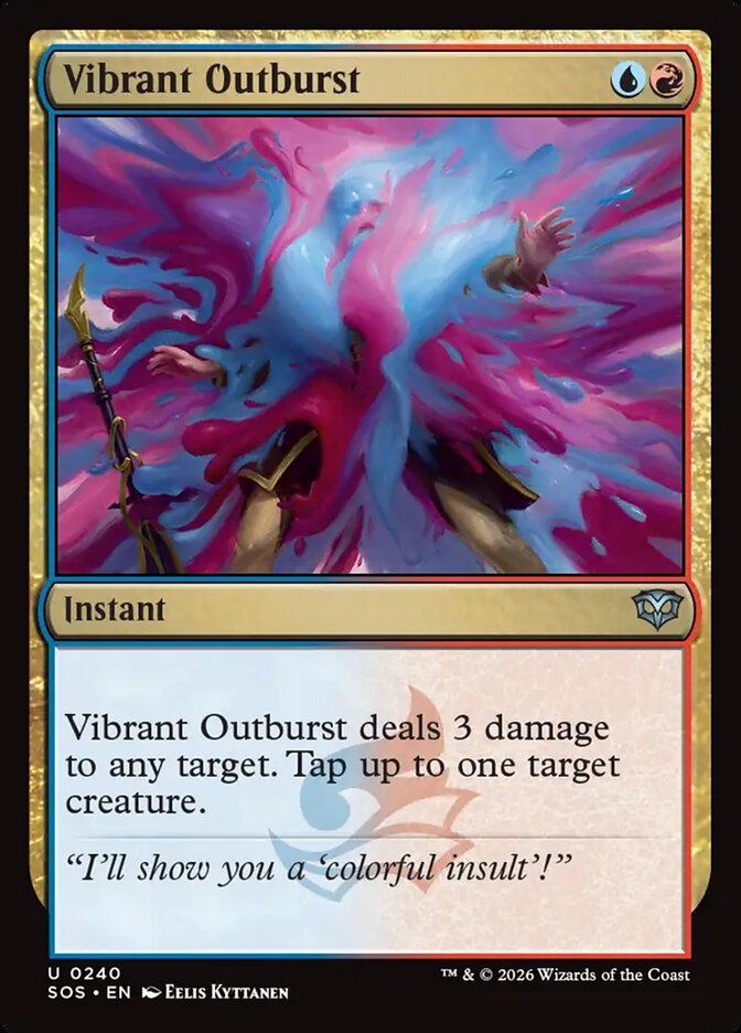 Vibrant Outburst - Secrets of Strixhaven 240 (Foil)