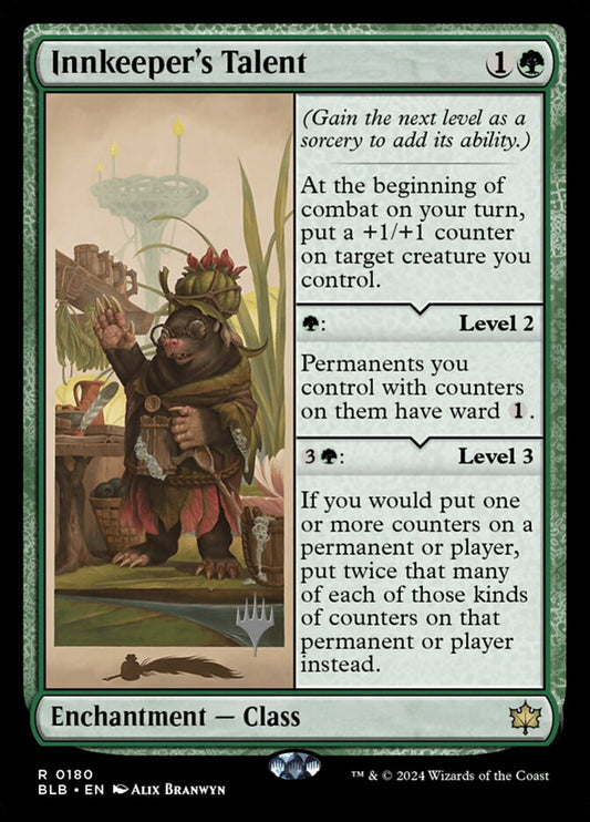Innkeeper's Talent - Bloomburrow Promos 180p