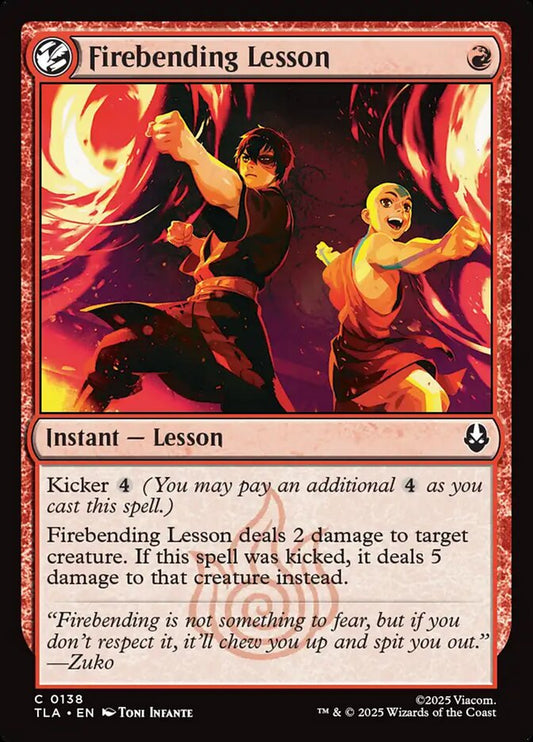 Firebending Lesson - TLA 138