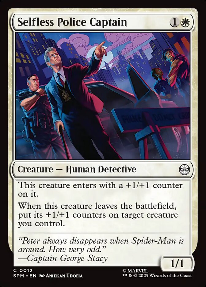 Selfless Police Captain - SPM 12  (Foil)
