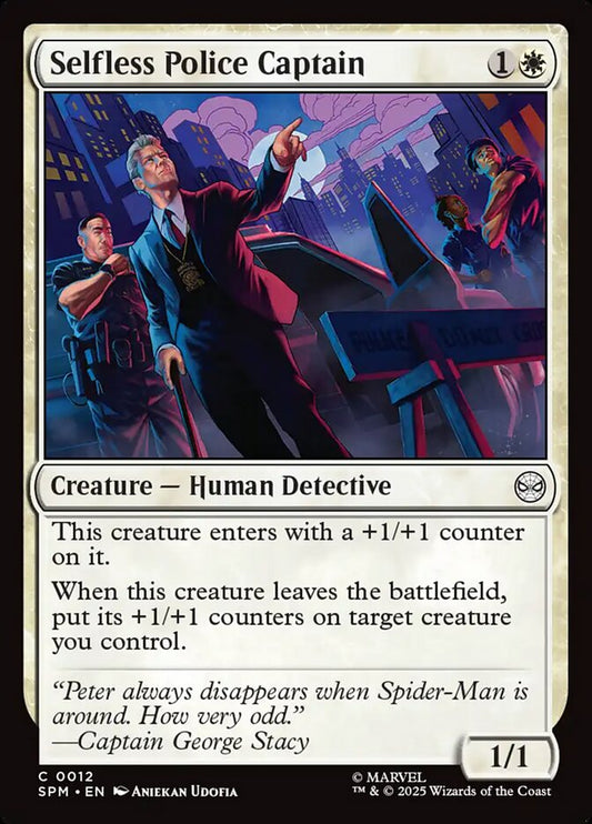 Selfless Police Captain - SPM 12  (Foil)
