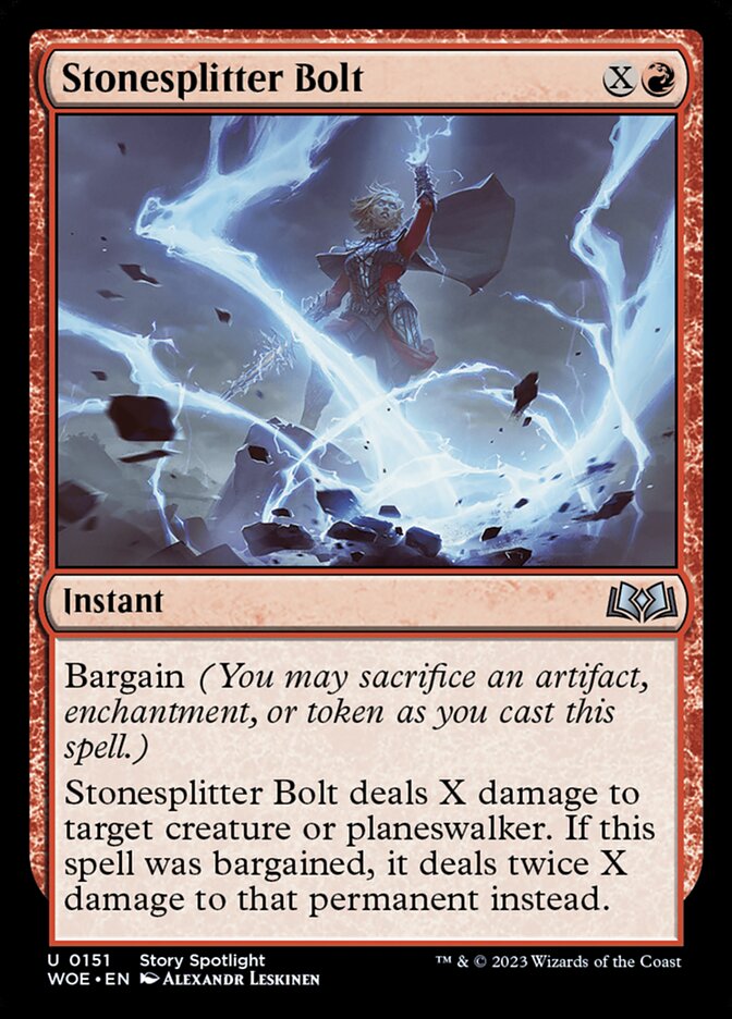 Stonesplitter Bolt - Wilds of Eldraine 151