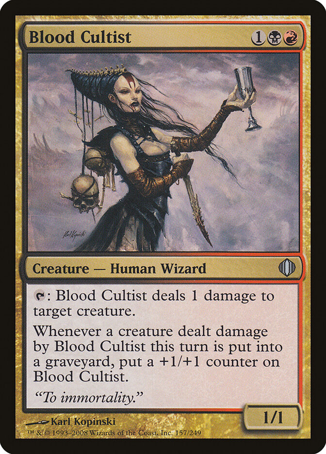 Blood Cultist - Shards of Alara 157