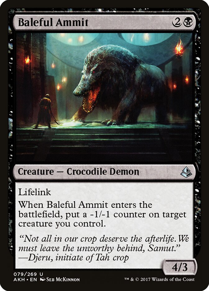 Baleful Ammit - Amonkhet 79