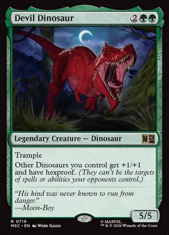 Devil Dinosaur - Marvel Super Heroes Commander 719