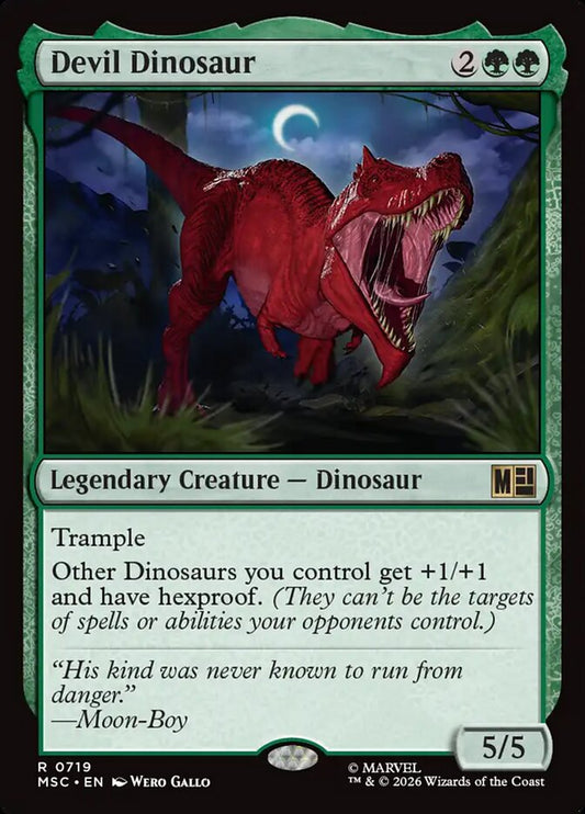 Devil Dinosaur - Marvel Super Heroes Commander 719