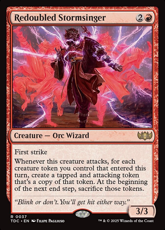 Redoubled Stormsinger - TDC 37