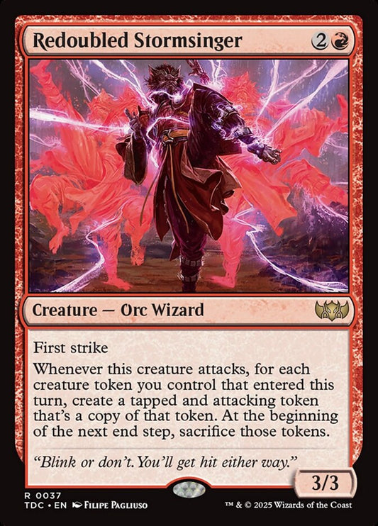 Redoubled Stormsinger - TDC 37