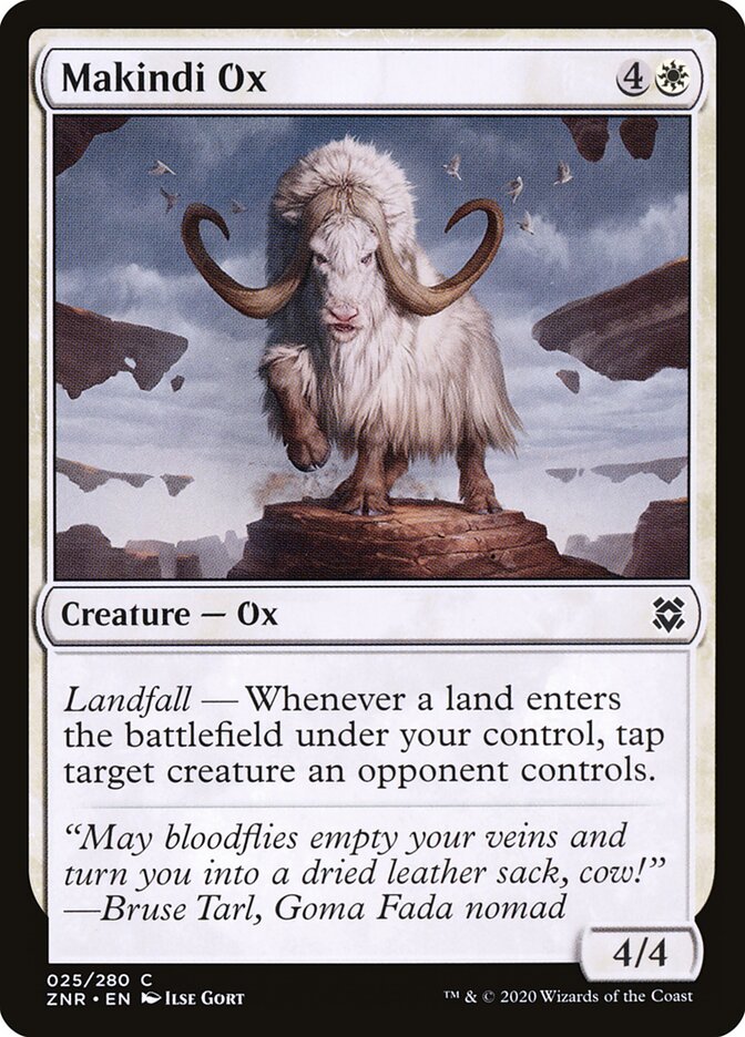Makindi Ox - Zendikar Rising 25 (Foil)