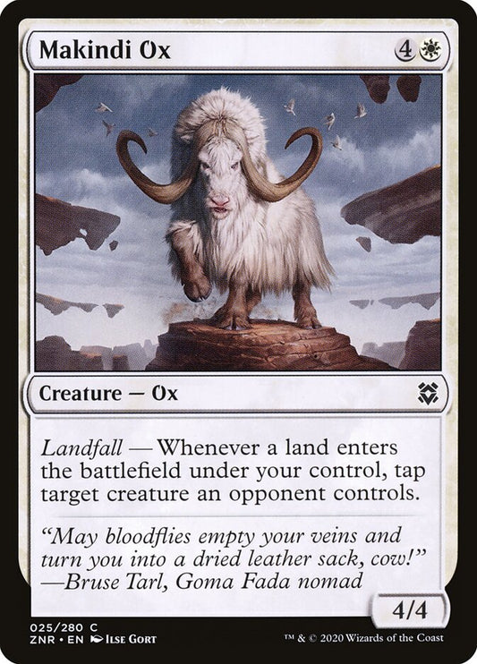 Makindi Ox - Zendikar Rising 25 (Foil)