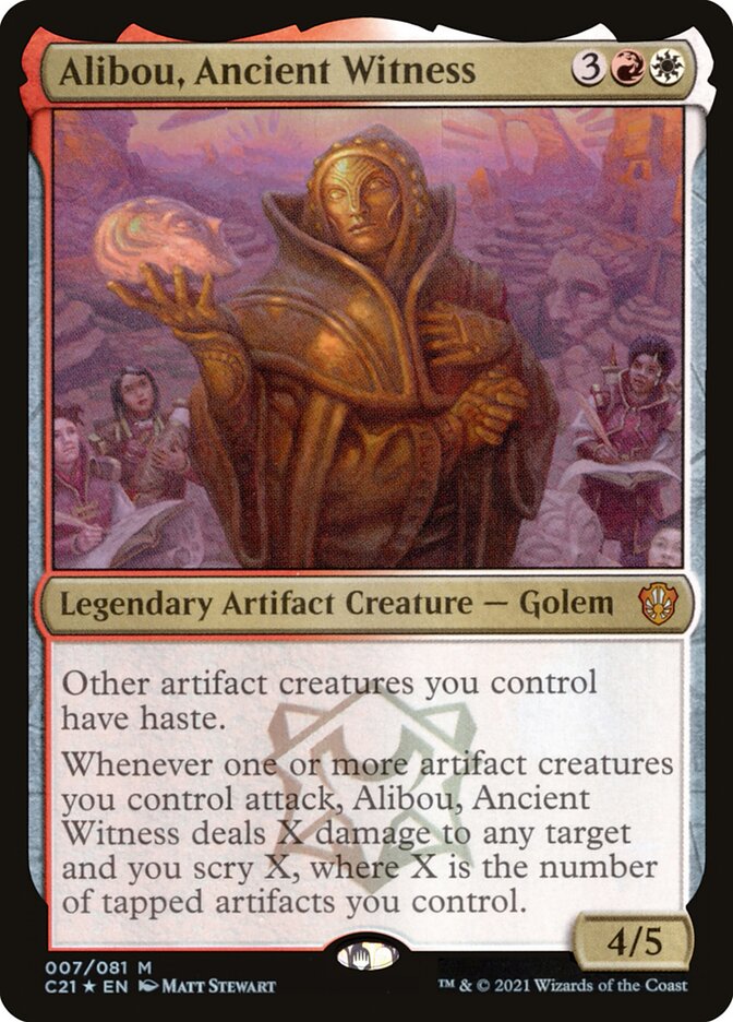 Alibou, Ancient Witness - Commander 2021 7 (Foil)