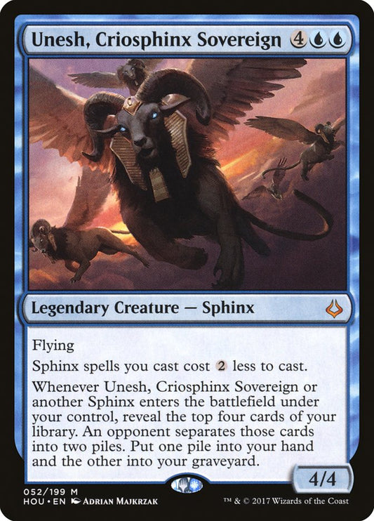 Unesh, Criosphinx Sovereign - HOU 52