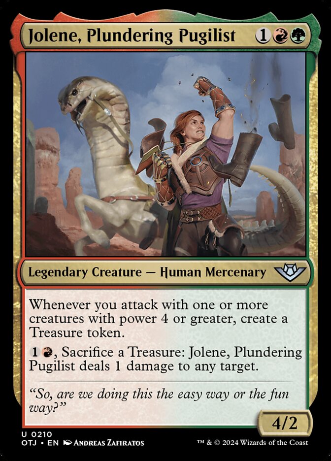 Jolene, Plundering Pugilist - OTJ 210