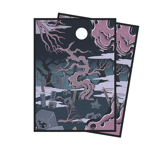 Arcane Fortress Premium Art Sleeves - Ukiyo-e- Marsh of the Unspoken (100 Count)