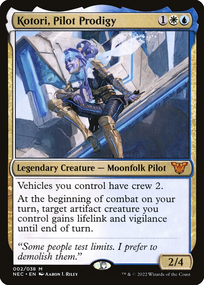Kotori, Pilot Prodigy - Neon Dynasty Commander 2 (Foil)