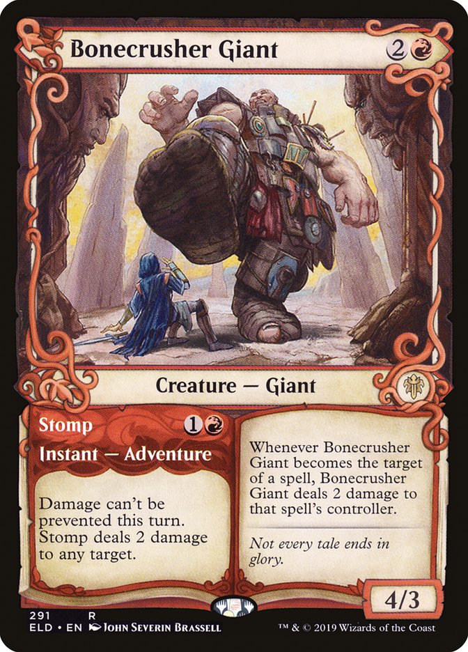 Bonecrusher Giant // Stomp - Throne of Eldraine 291