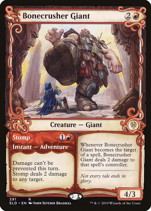Bonecrusher Giant // Stomp - Throne of Eldraine 291