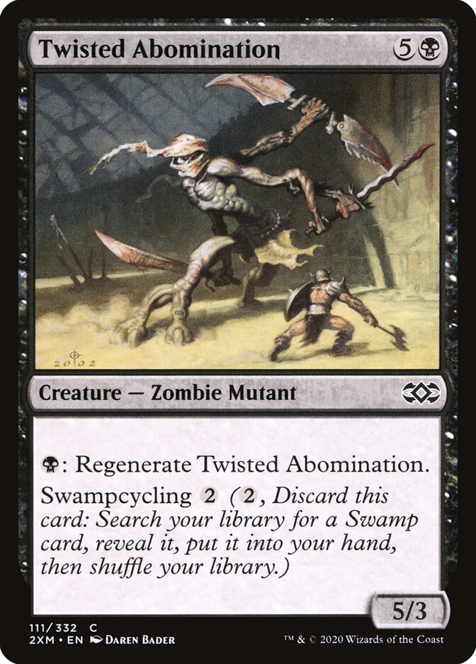 Twisted Abomination - Double Masters 111 (Foil)