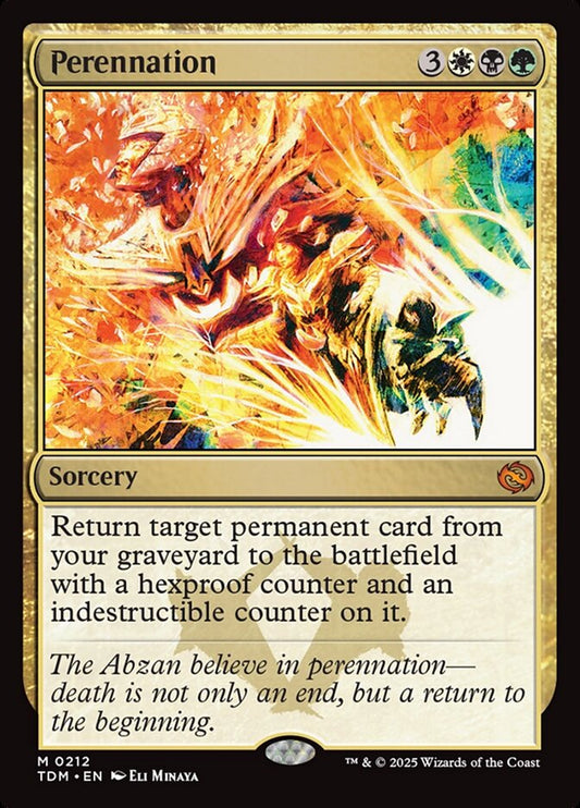 Perennation - TDM 212  (Foil)
