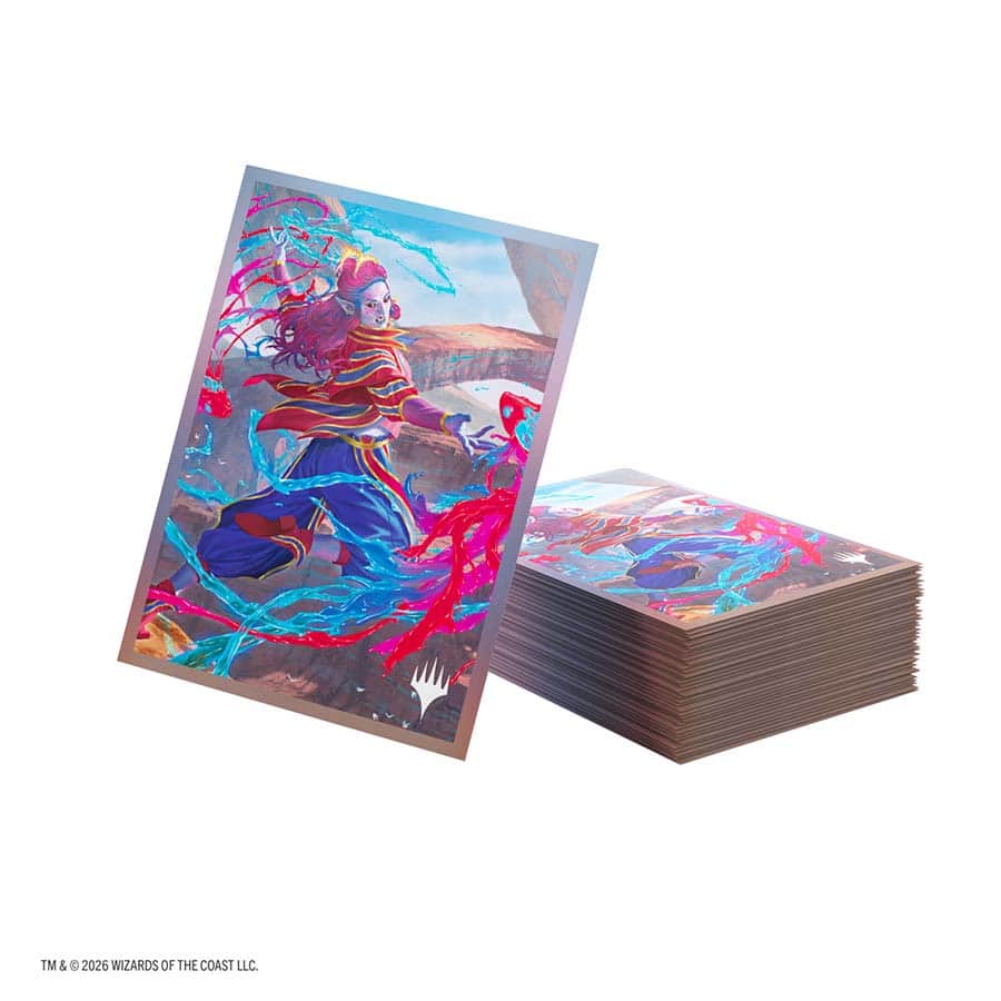 Magic The Gathering: Secrets Of Strixhaven Premium Art Sleeves: Rootha Mastering The Moment