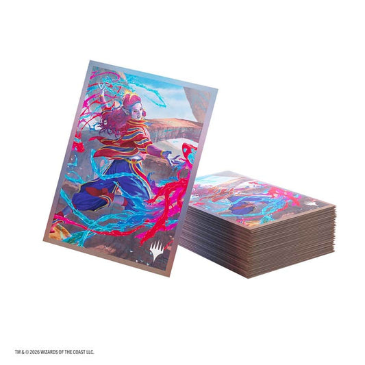 Magic The Gathering: Secrets Of Strixhaven Premium Art Sleeves: Rootha Mastering The Moment