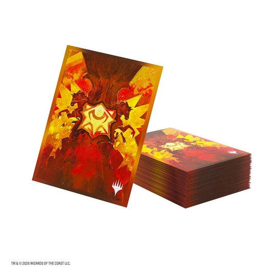 Magic The Gathering: Secrets Of Strixhaven Premium Art Sleeves: Lorehold