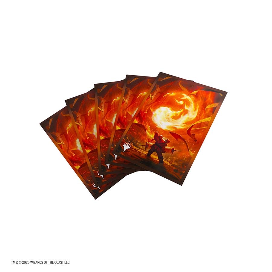 Magic The Gathering: Secrets Of Strixhaven Premium Art Sleeves: Mountain