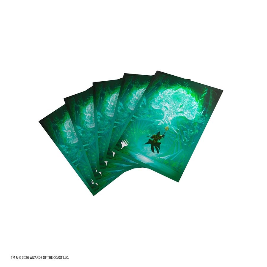 Magic The Gathering: Secrets Of Strixhaven Premium Art Sleeves: Forest