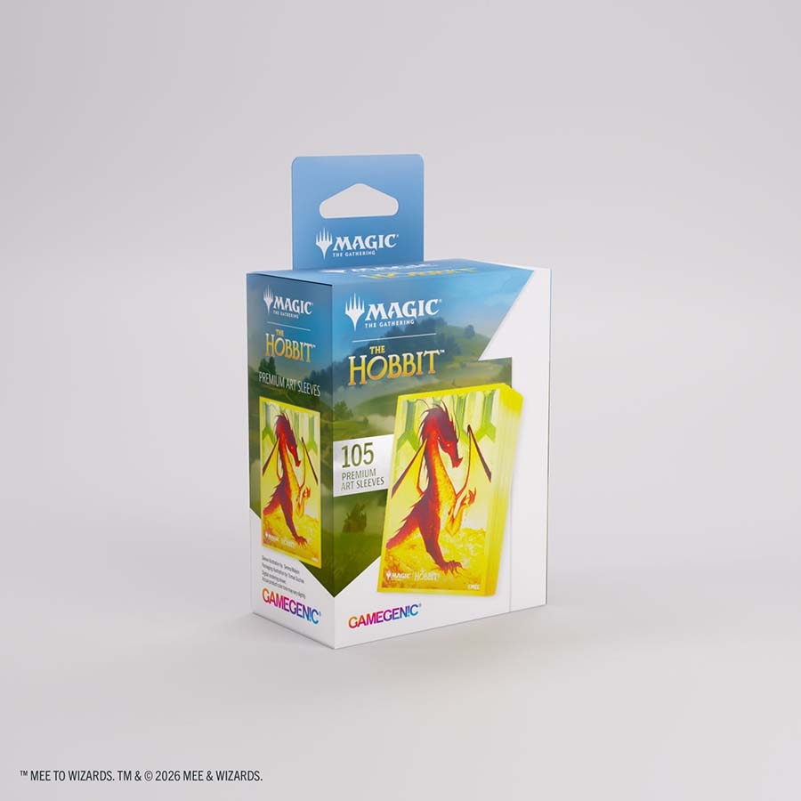 Gamegenic: Magic The Gathering: Hobbit - Premium Art Sleeves: Smaug The Golden
