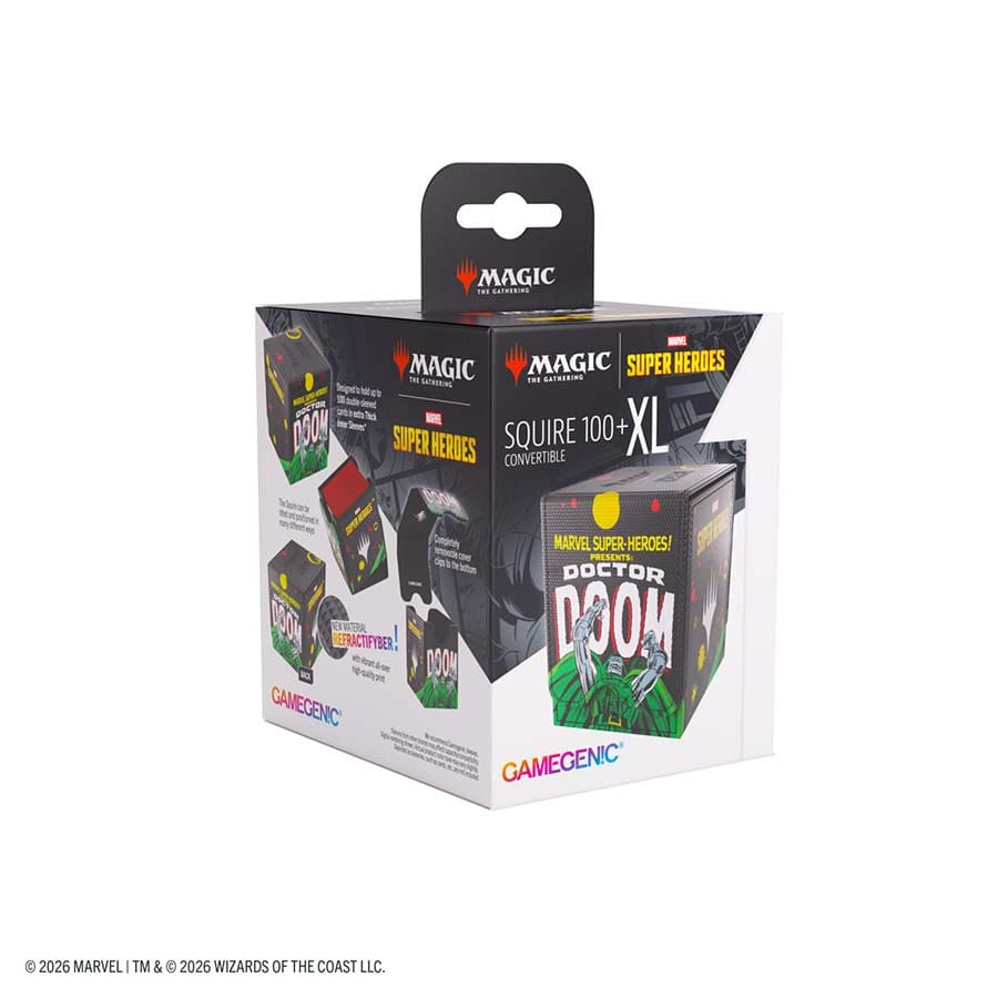 Deckbox: MTG Squire 100+ XL - Marvel Super Heroes - Doctor Doom/Spider-Man