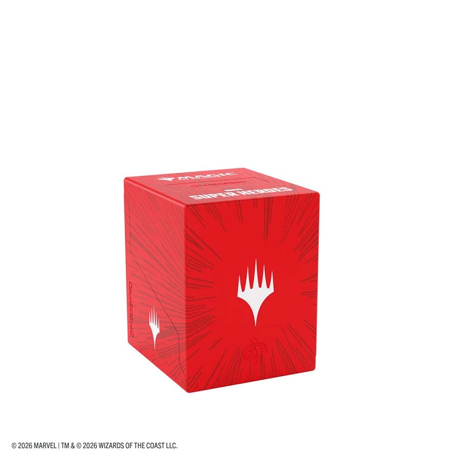 Deckbox: MTG Bastion 100+ XL - Marvel Super Heroes - Comic Burst Red