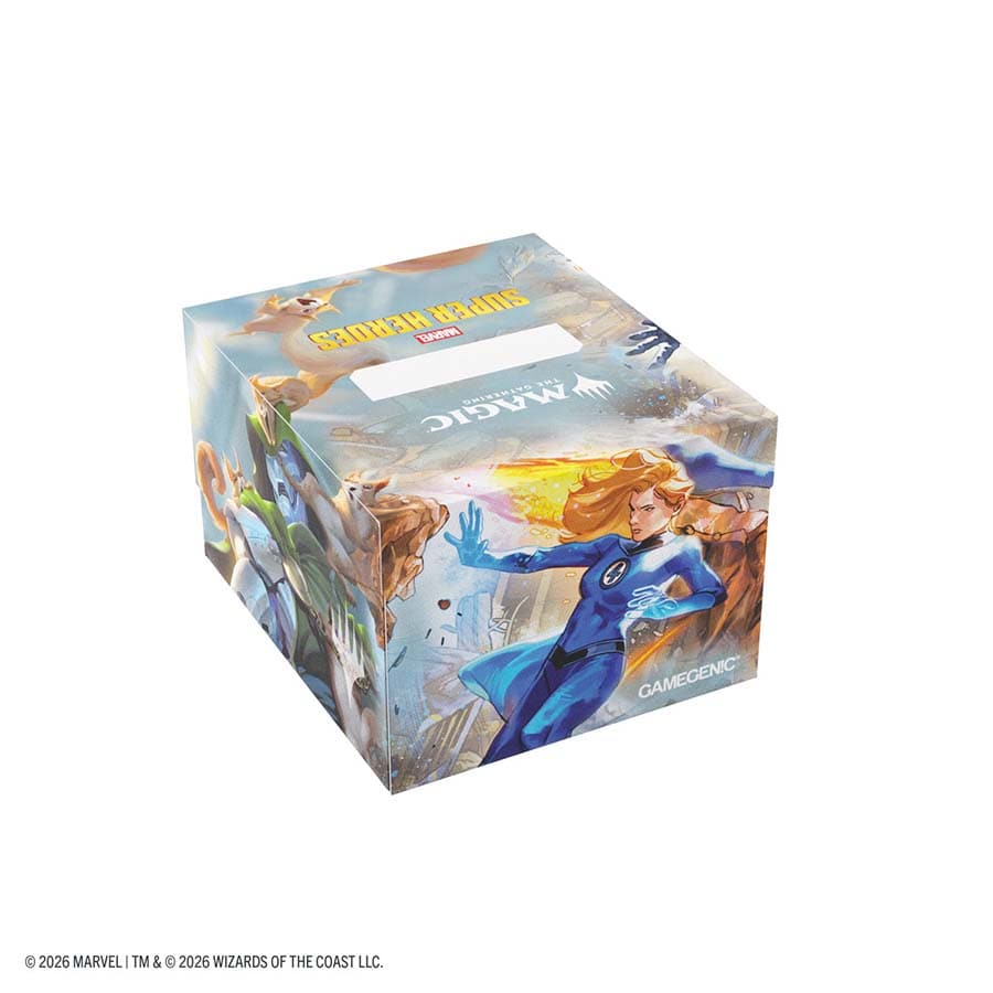 Deckbox: MTG Soft Crate 100+ XL Sideloading - Marvel Super Heroes - The Fantastic Four/Go Nuts!