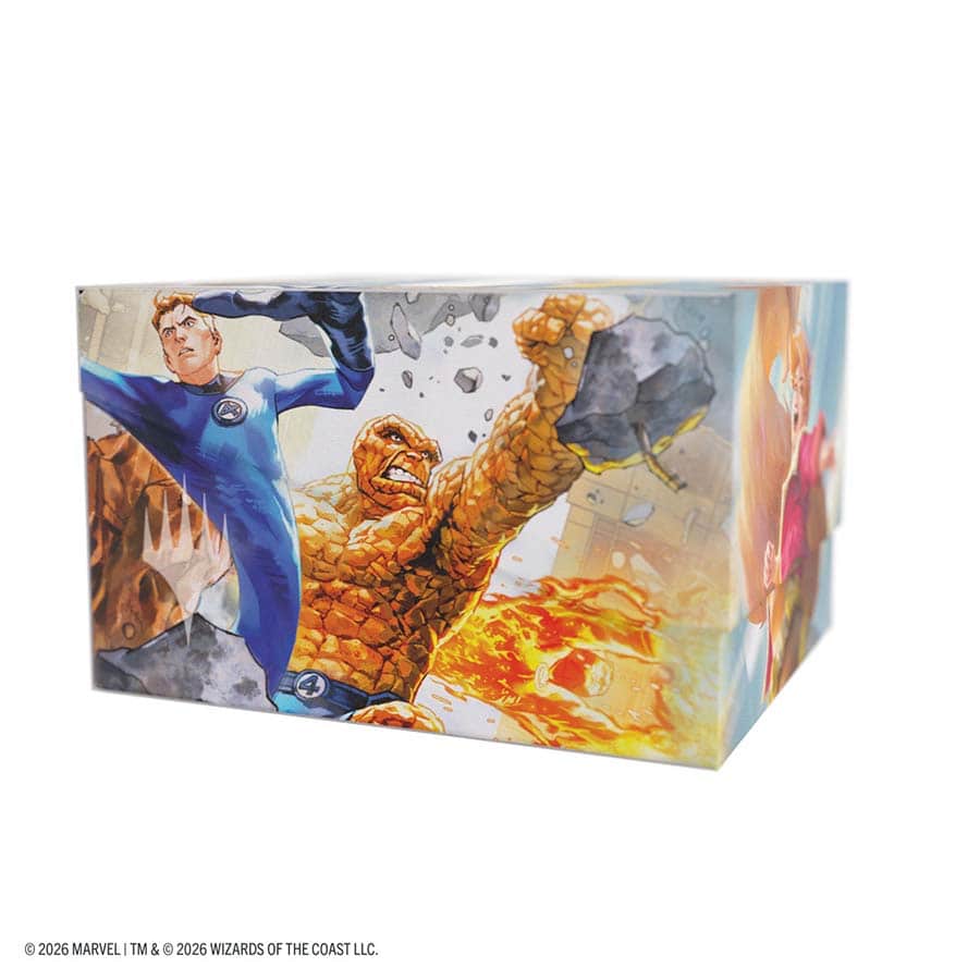 Deckbox: MTG Soft Crate 100+ XL Sideloading - Marvel Super Heroes - The Fantastic Four/Go Nuts!
