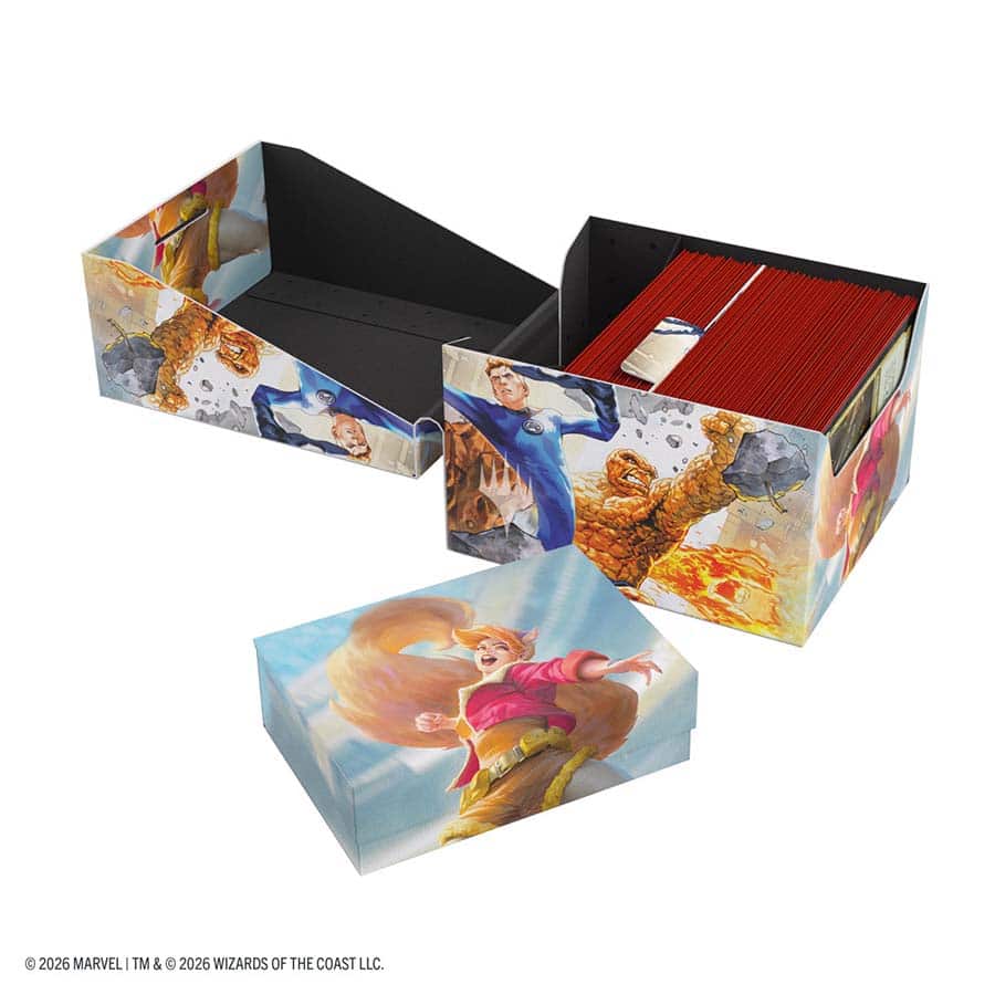 Deckbox: MTG Soft Crate 100+ XL Sideloading - Marvel Super Heroes - The Fantastic Four/Go Nuts!
